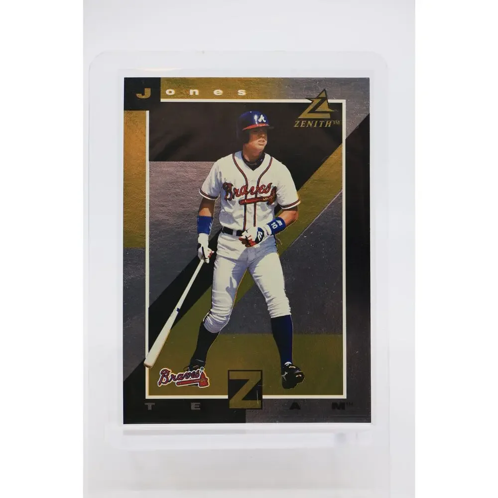 1998 Zenith Z-Team Gold #8 Chipper Jones PSA 10 Gem Mint Atlanta Braves - Pop 2
